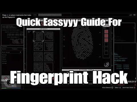 Gta Online Diamond Casino Heist Eassyyy Fingerprint Hacking Guide