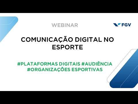 Webinar | Comunicação Digital no Esporte