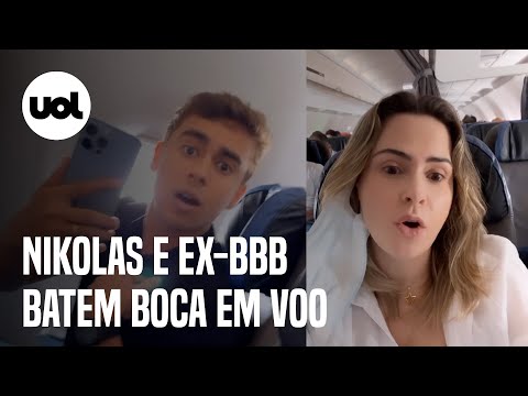 Nikolas Ferreira e Ana Paula Renault batem boca em voo; veja vídeo