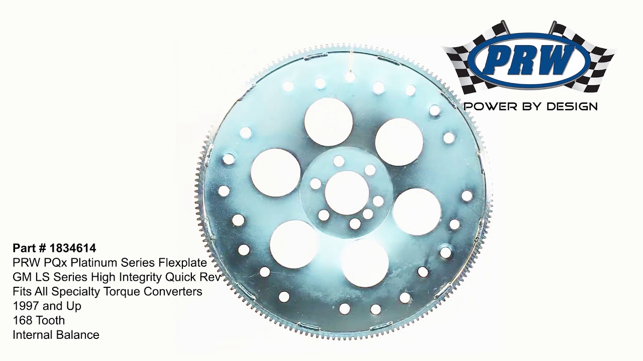 PRW Platinum Series Flexplate: 1834614 for GM LS Engines - Adapts to TH350, TH400, 700R, 200R4