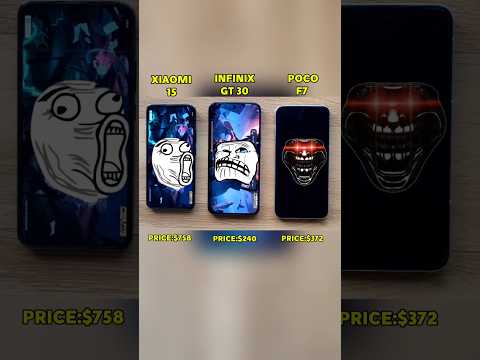 🔥 Free Fire ULTIMATE Test: Xiaomi 15 vs Poco F7 vs Infinix GT30! 😱