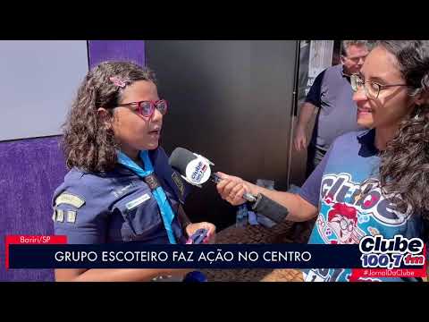 BARIRI: ESCOTEIROS FAZEM AÇÃO NO CENTRO