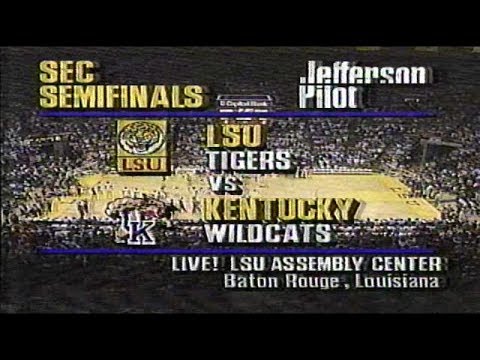 1988 SEC Tournament Semifinal UK vs LSU w/Commercials WAVE 3 Louisville KY