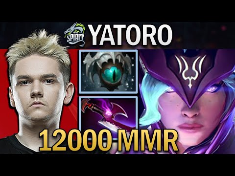 Luna Dota 2 Gameplay Spirit.Yatoro with 12000 MMR and Silveredge - Road to TI11