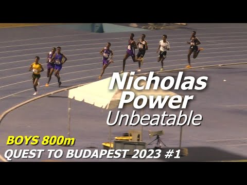 Nicholas Power | Jaquan Coke | Schevorn Wardlow | BOYS 800m | Quest to Budapest #1