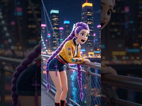 Rumi salva a Jinu de Tiburón! 🥰♥️ #rumi #zoey #jinu #mira #kpopdemonhunters #kpopdemonhunter #shorts