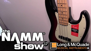 Video thumbnail for L&M @ NAMM 2017: Fender American Professional Basses by Long & McQuade Musical Instruments
