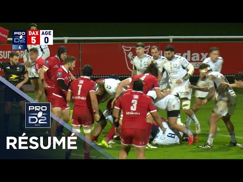 PRO D2 Saison 2025-2026 J16 - Résumé US Dax - SU Agen