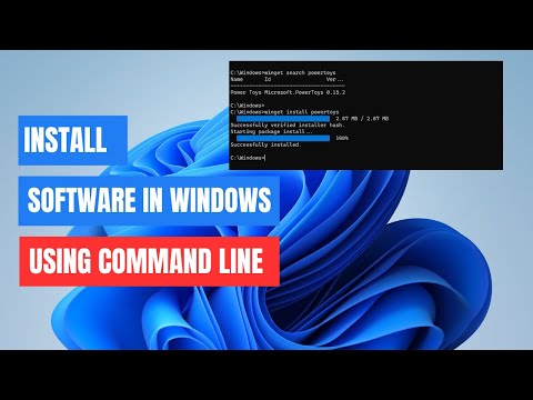 How to Install Software Using the Windows Command Line
