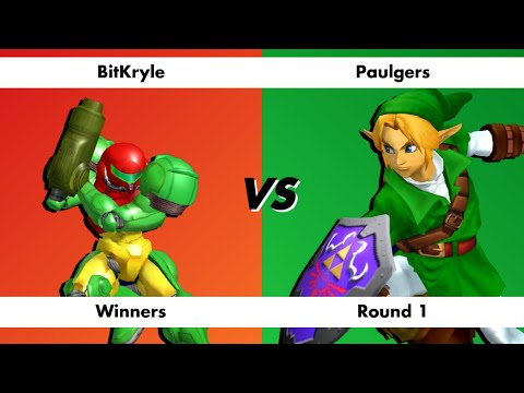 SBY Melee 10/22/21 - BitKryle (Samus) vs Paulgers (Link) - Winners R1