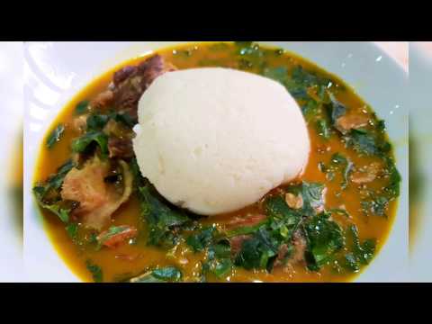 How to Make Oha Soup with Achi Powder (Nigerian Igbo Dish - West African Recipe)