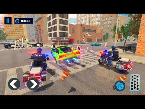 US Police Bike 2019 - Gangster Chase Android Gameplay