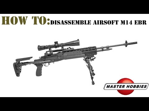 How to dissemble the Classic Army M14 EBR  and G&G M14 HBA