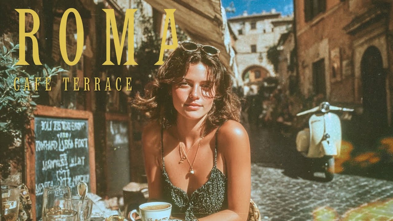 🎧 Rome Café Terrace Morning | Relaxing Italian Music & Roman Holiday 🇮🇹