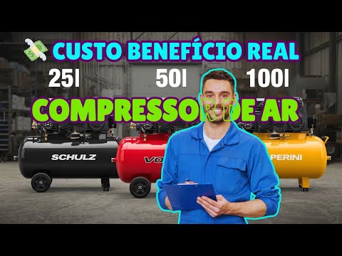 TOP 3 O MELHOR COMPRESSOR DE AR EM 2026? MELHORES RANKING DO CUSTO BENEFÍCIO, TEM 25L, 50L E 100L✅