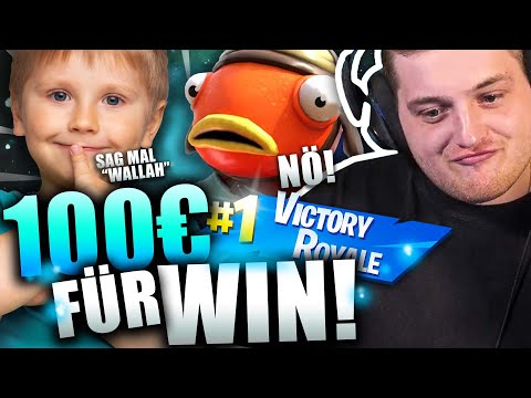 🤣😂6 Jähriger PRANKT mich des TODES?! | 100€ Pro WIN in Fortnite Random Squads!