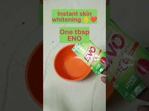 ENO face pack for instant skin whitening 😍🌹 #shorts