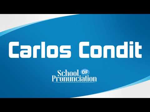 Learn How To Pronounce Carlos Condit