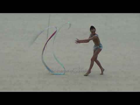 Alina BUCHS (SUI) ribbon - 2020 Corbeil junior AA