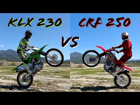 Kawasaki KLX 230 vs Honda CRF 250 F| Bike Test