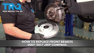 How to Replace Front Brakes 2007-2017 Jeep Compass