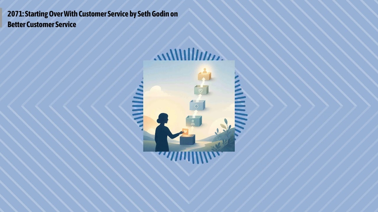 2071: Starting Over With Customer Service by Seth Godin on Better Customer Service | Optimal...