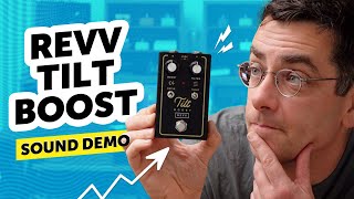Video thumbnail for Revv Tilt Boost - Sound Demo by Guitar Bonedo