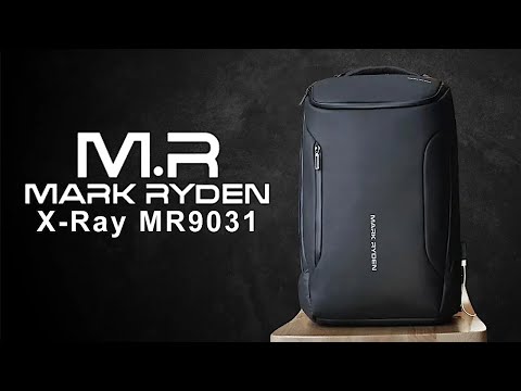 Рюкзак Mark Ryden X-Ray 3.0 "три отделения" (MR9031 Black) - Черный непромокающий портфель, для ноутбука 17.3" - фото 1 - id-p2087749498