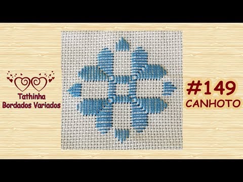 *149* PONTO RETO - CANHOTOS - Tathinha Bordados