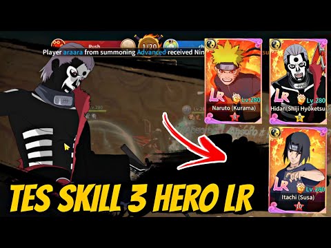 VIP15 Punya 3 Hero LR! Tes SKILL Hero LR HIDAN,NARUTO & ITACHI - BATTLE KONOHA HVN Gameplay