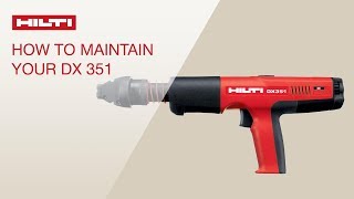 Download lagu HOW TO maintain and clean the Hilti DX 351 powder-actuated tool mp3