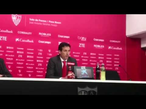 Rueda de prensa de Emery, tras la derrota ante la Real Sociedad