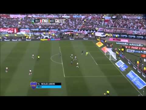 River - Boca- 13/09/15 - Gol de Lodeiro