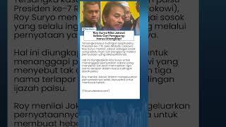 Roy Suryo Murka, Nilai Jokowi Cari Panggung Lewat Polemik Ijazah