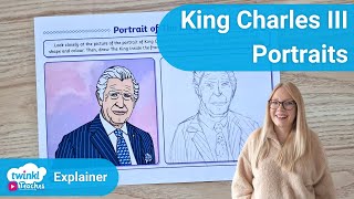 How to Draw a Portrait of King Charles III