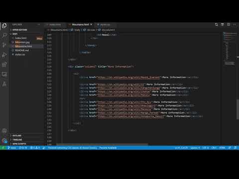 CS366 HW1 (Multi-page HTML and using GitHub)