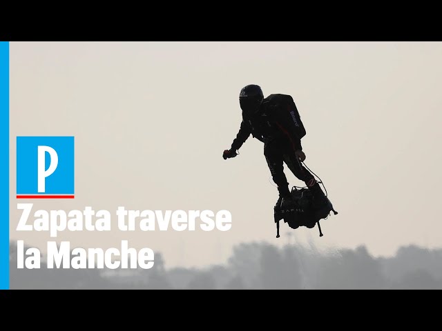 Μια απίθανη πτήση (από το μέλλον) πάνω από τη Μάγχη με flyboard