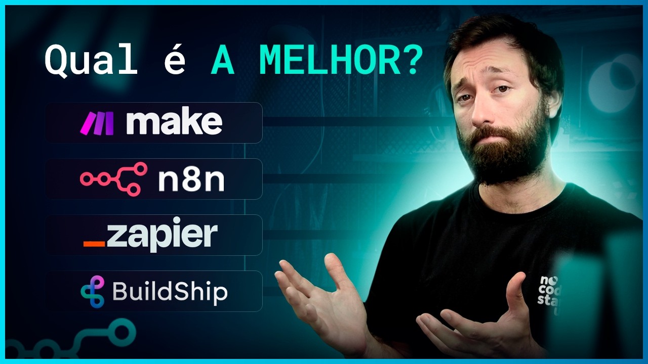 Make X N8N X Zapier X Buildship | Melhor ferramenta de Automação