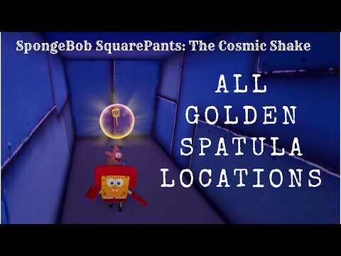 All 8 Golden Spatula Locations in SpongeBob: The Cosmic Shake | 100% Completion Guide