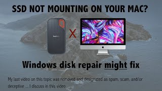 A fix when SSD does not show up on a Mac