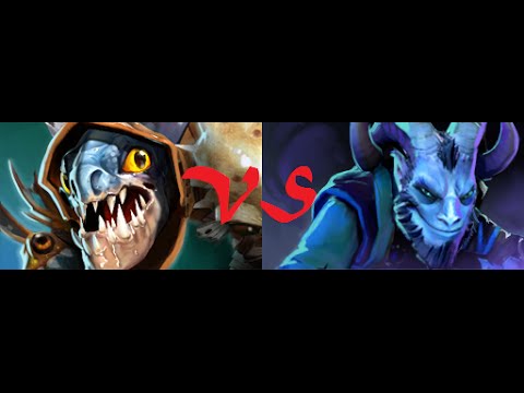 1v1 Slark vs Riki Dota 2