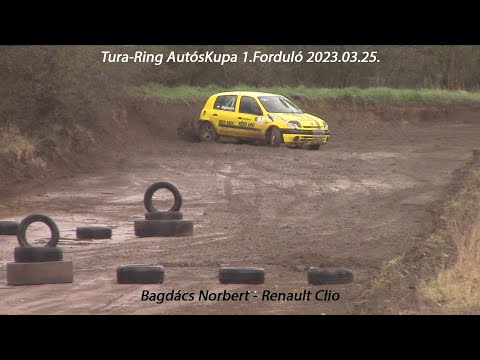Bagdács Norbert - Renault Clio Tura-Ring AutósKupa 1.Forduló 2023.03.25.