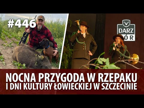 Darz Bór odc 446. Nocne polowanie na dziki w rzepaku. Zachodniopomorskie Dni Kultury Łowieckiej