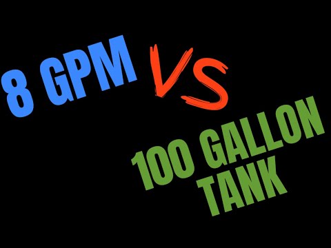 Which Will Win? 8 GPM VS 100 Gallon Buffer Tank.