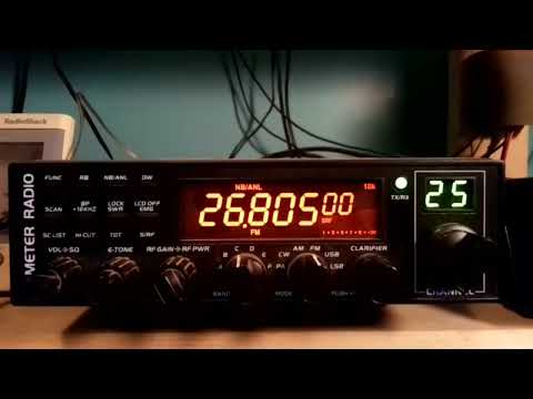 11 meter Fm skip conditions 26.805 MHz Fm 2/5/22