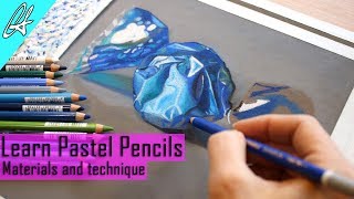 Learn How To Draw with Pastel Pencils | Pastel Time Lapse
