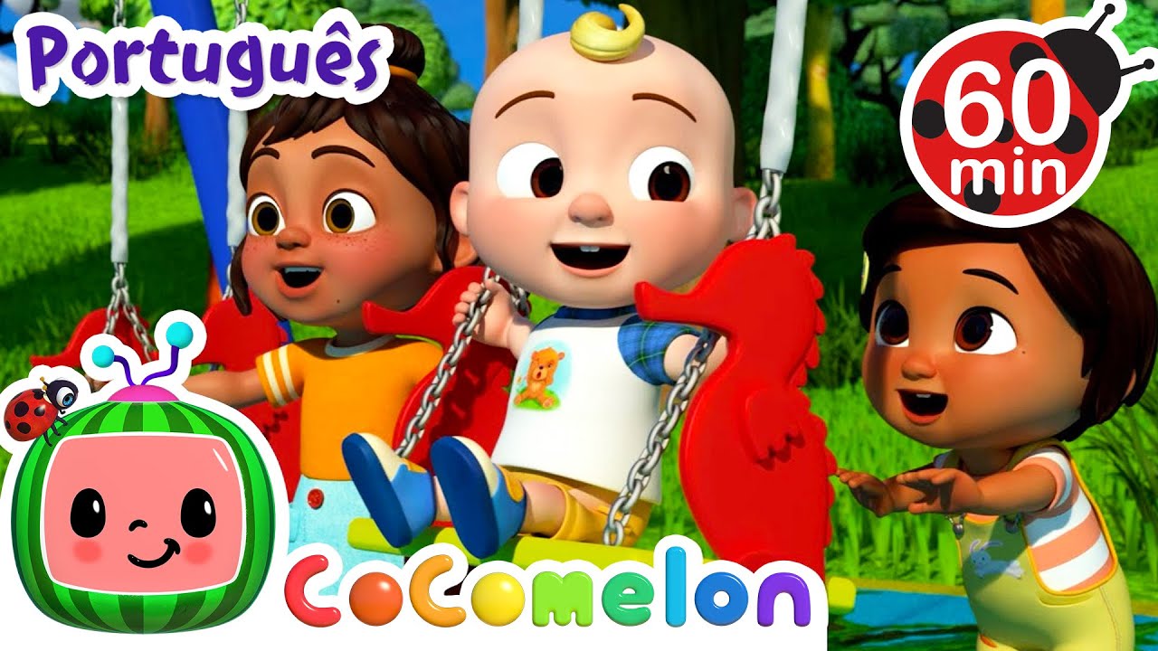 É Assim Que Eu Brinco Pelo Parquinho! | 1 HORA DE COCOMELON BRASIL! | Músicas Infantis em Português