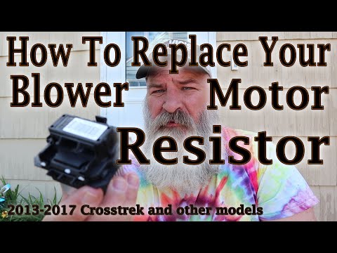 How To Replace Your Blower Motor Resistor (Subaru)