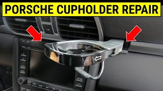 How To Fix Porsche Cupholder Rattle - DIY Tutorial for 911, Cayman, & Boxster (997, 987, 991, 981)