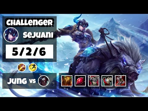 Sejuani vs Kayn TURKISH Challenger JUNGLE (5/2/6) - v11.6